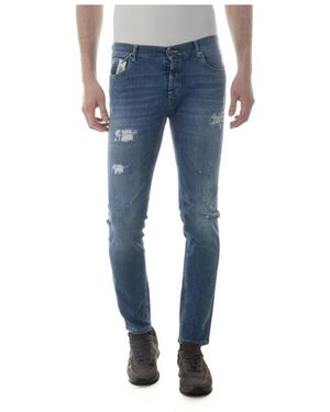 Daniele Alessandrini Slim-Fit Jeans - Blue