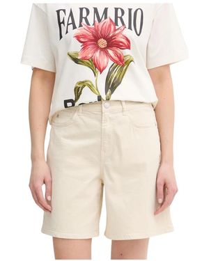 Mos Mosh Korte Broeken ,Katoen Bati Len Shorts - Roze