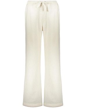 Parajumpers Broeken ,Wol Bouclé Wollen Joggingbroek - Wit