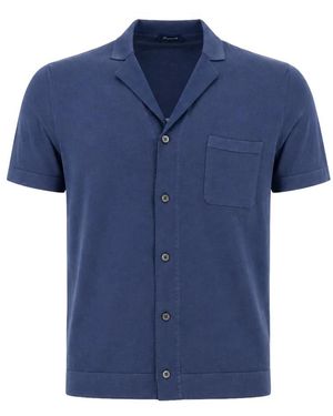Drumohr Short Sleeve Shirts - Azul