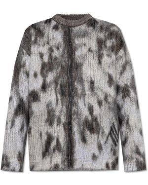 The Attico Round-Neck Knitwear - Grigio