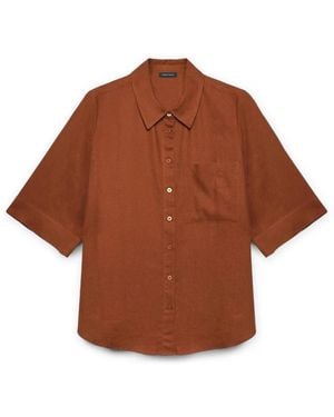 FIORELLA RUBINO Shirts - Marrón