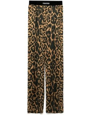 Tom Ford Straight Trousers - Bruin