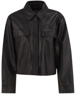 Weekend by Maxmara Jassen ,Zwart ,Leather Jassen