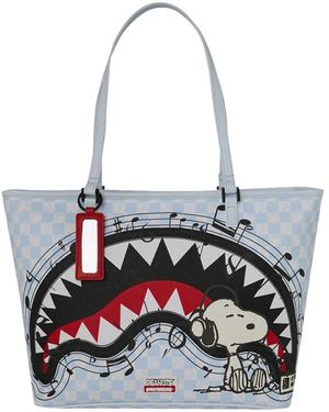 Sprayground Tassen ,Veelkleurig ,Peanuts Snoopy Jams Tote - Wit