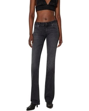 Fiorucci Logo-Patch Bootcut Jeans - Schwarz
