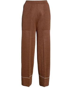 Circus Hotel Wide Trousers - Brown