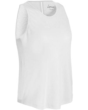 Lamunt Sleeveless Tops - White