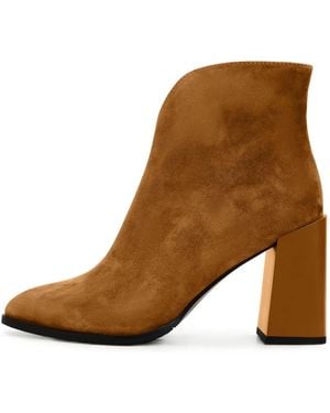 CESARE GASPARI Heeled Boots - Marrone