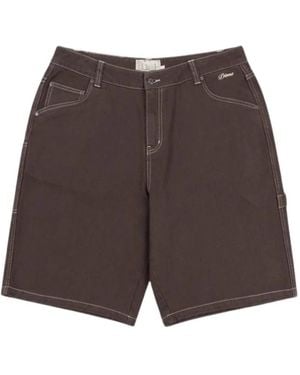 Dime MTL Denim Shorts - Grey