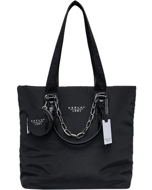 Replay Shopping Bags - Black