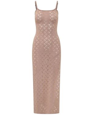 Marine Serre Maxi Dresses - Marrón