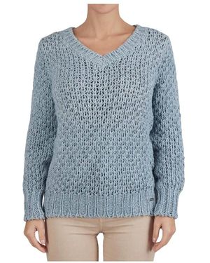 Kiton Textured Kasjmier Zijde Coltrui - Blauw