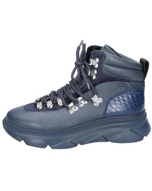 Stokton Lace-Up Boots - Blue
