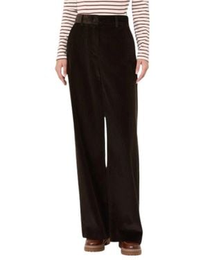 Weekend by Maxmara Wide Trousers - Negro