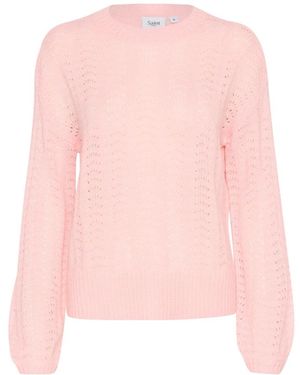 Saint Tropez Round-Neck Knitwear - Rosa