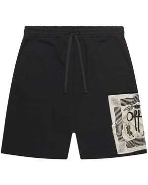 Off The Pitch Schwarze Herren Shorts Temple