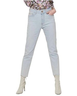 ONLY W Emily Life Crop Jeans - Blauw