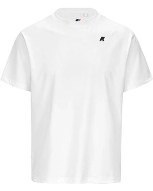 K-Way Casual Graphite T-Shirt Für Vielseitigen Look - Weiß