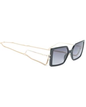 Chopard Accessoires ,Zwart ,Uv Bescherming Zonnebril - Blauw