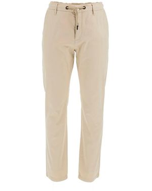 Guess Slim-Fit Trousers - Natural