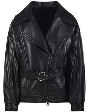Blancha Leather Jackets - Black