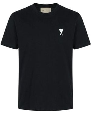 Ami Paris T-Shirts - Negro
