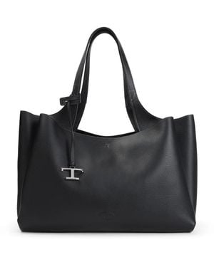 Tod's Apa Medium Schoudertas - Zwart