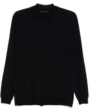Low Brand Round-Neck Knitwear - Noir