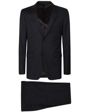 Lardini Soiree Slim Fit Pak - Zwart