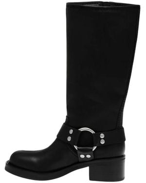 Steve Madden Cowboy Boots - Negro