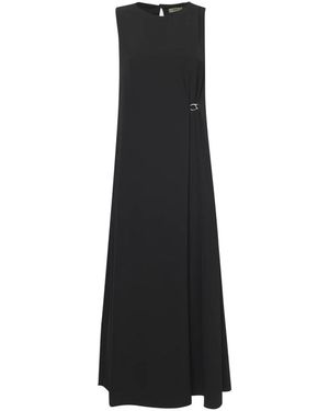 Herno Ärmelloses Maxikleid - Schwarz