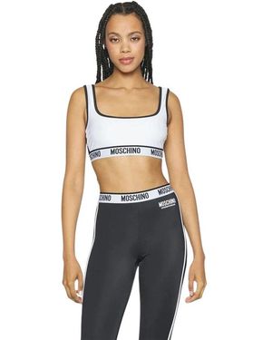 Moschino Fitness ,Veelkleurig ,Sport Bh - Blauw