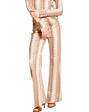 Mason's Wide Trousers - Natural