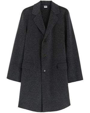 Aspesi Jassen ,Grijs ,Wol Franklin Coat - Zwart