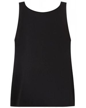 Emporio Armani Sleeveless Tops - Black