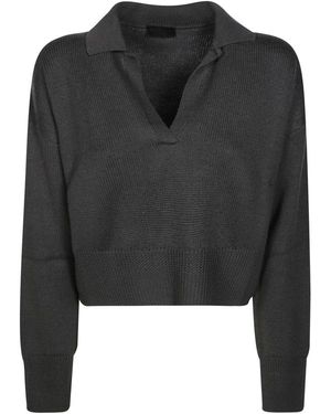 Dondup V-Neck Strickware - Schwarz