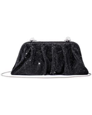 Benedetta Bruzziches Schwarze Aluminium-Mesh-Schultertasche