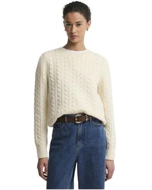 Barbour Round-Neck Knitwear - Azul