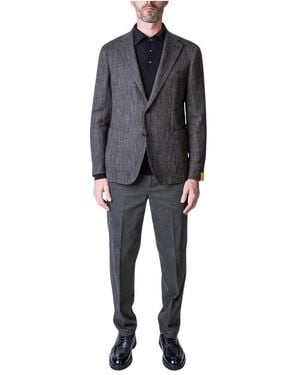 Tagliatore Single Breasted Suits - Negro