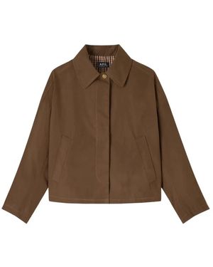 A.P.C. Cazadora Veste Becca - Braun