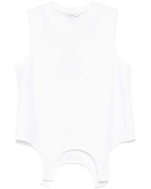 Tibi Sleeveless Tops - White