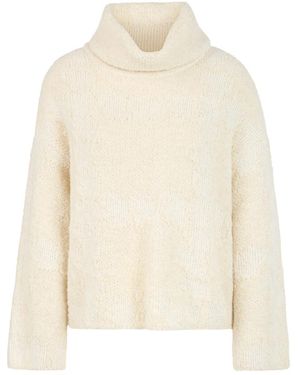 Marc Cain Truien & Vesten ,Wit ,Rollkragenpullover Gebreid