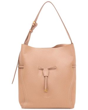 Gianni Chiarini Tassen ,Leer Sienna Leren Schoudertas - Roze