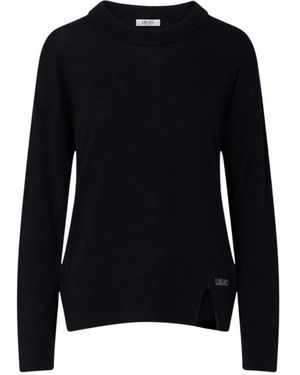 Liu Jo Round-Neck Knitwear - Negro