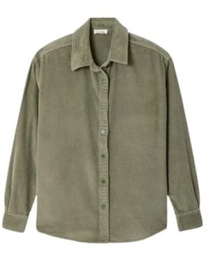 American Vintage Overhemden ,Groen ,Katoen Padow Shirt