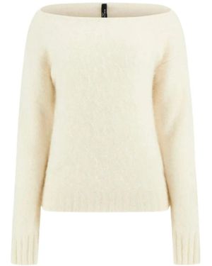 Marciano Round-Neck Knitwear - Natural