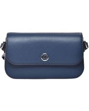 Michael Kors Tassen ,Blauw ,Leer Jet Set Travel Crossbody Tas