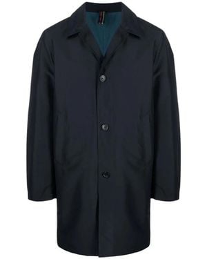 Paul Smith Single-Breasted Coats - Blauw