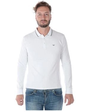 Emporio Armani Polo Shirts - White